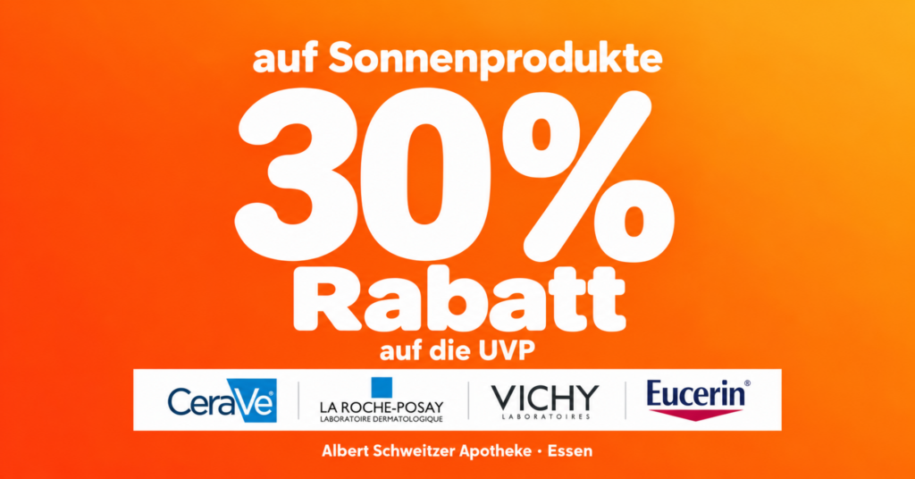 30 % auf Sonnenpflege Apotheke